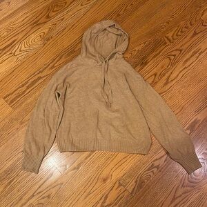 Gap Woman’s Tan Hooded Sweater Size M